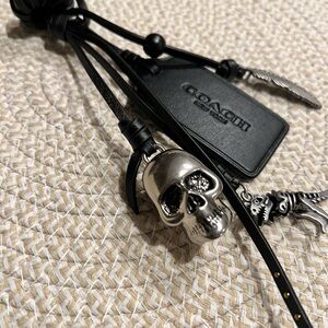 COACH leather Bag Charm
